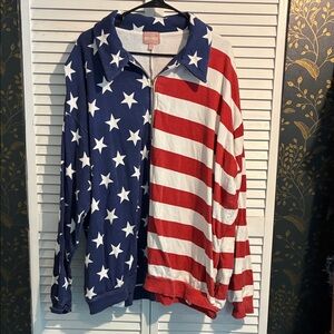 Show Me Your MuMu Stars and Stripes pullover Jacket
